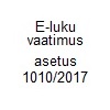 Uudisrakennuksen E-luvun vaatimustaso